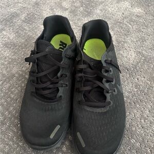 Nike Free Run 2018 Men's Black Shoes Size 12